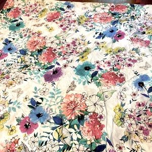 PB Teen Full size Duvet Cover and 2 Shams